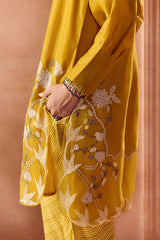 Mustard Kurta Set