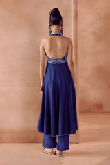 Blue Anarkali Set