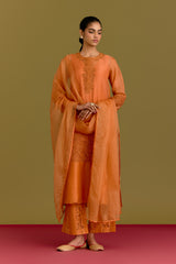 Orange kurta set