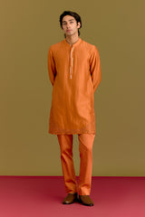 Orange Kurta Set
