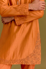 Orange Kurta Set