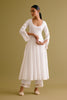 Ivory Embroidered Anarkali Set