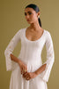 Ivory Embroidered Anarkali Set