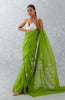 Tapsee Pannu in Green Embroidered Silk Organza Saree