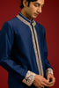 Navy Chanderi Cotton Kurta set