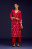 Fuchsia Embroidered Kurta Set