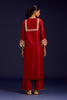 Rust Embroidered Kurta Set