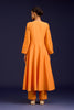 Orange Anarkali with Pants Set