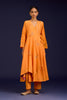 Orange Anarkali with Pants Set