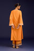 Orange embroidered kurta set