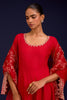 Red Dori Embroidered Anarkali Set