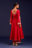 Red Dori Embroidered Anarkali Set