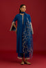 Dark Blue embroidered kurta set