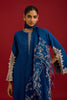 Dark Blue embroidered kurta set