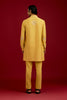 Mustard Cotton Silk Blend embroidered Kurta Set