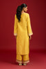 Mustard embroidered kurta set