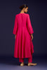 Fuchsia Anarkali with Pants Set
