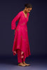 Fuchsia Anarkali with Pants Set