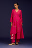 Fuchsia Anarkali with Pants Set