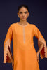 Orange embroidered kurta set
