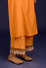 Orange embroidered kurta set