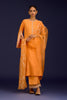 Orange embroidered kurta set