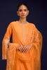 Orange embroidered kurta set