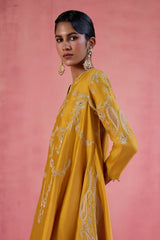 Nargis - Mustard Dhoti Set