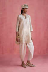 Fiza - Ivory Dhoti Set