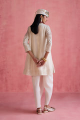 Fiza - Ivory Dhoti Set