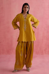 Noor - Mustard Farshi Salwar Set