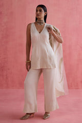Shireen - Ivory Jacket Set