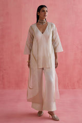 Shireen - Ivory Jacket Set