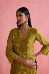 Khwaab - Green Kurta Set