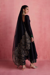 Gul - Black Anarkali Set