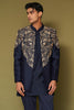 Midnight Navy Dori Embroidered Bandhgala Set