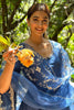 Pooja Hegde in Blue Dori Embroidered Anarkali Set