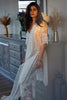 Karishma Tanna Bangera in Ivory Embroidered Chanderi Kurta Set