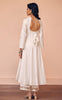 Sara Ali Khan in Ivory Embroidered Anarkali Set