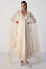 Ivory Dori and Sequins Embroidered Anarkali Set