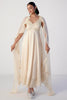 Ivory Dori and Sequins Embroidered Anarkali Set