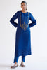 Sapphire Blue Dori and Sequins Embroidered Kurta and Dhoti Set