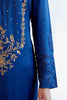 Sapphire Blue Dori and Sequins Embroidered Kurta and Dhoti Set