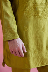 Faiz - Green Kurta Set