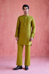 Faiz - Green Kurta Set
