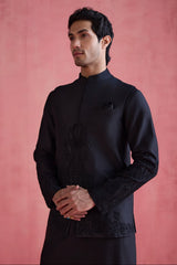 Aftaab - Black Bundi Set