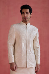 Fateh - Ivory Jacket Set