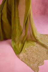 Naaz - Green Saree Set