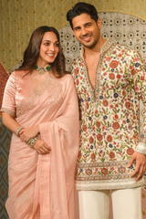 Kiara Advani in Naaz - Blush Pink Saree Set