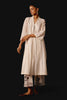 Ivory Embroidered Chanderi Kurta Set